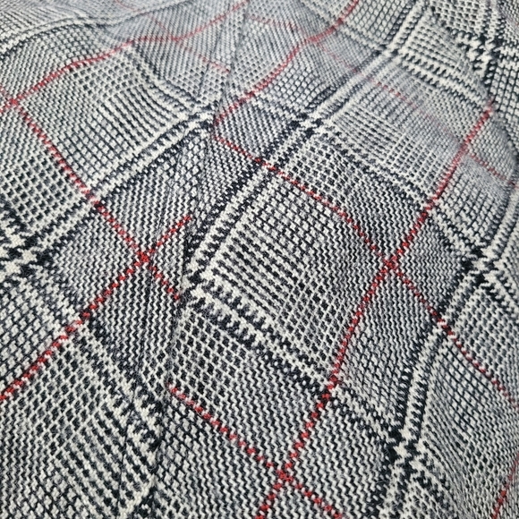 San Francisco Vinrage Plaid A-Line Skirt - Gray - Picture 6 of 6